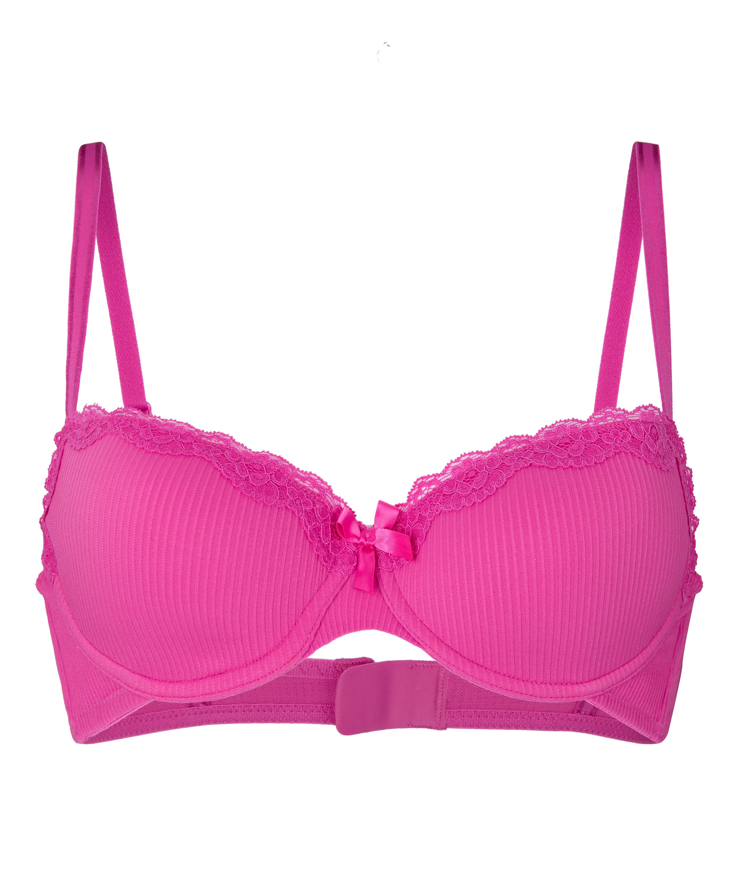 Lola Padded Underwired Bra, Pink, main