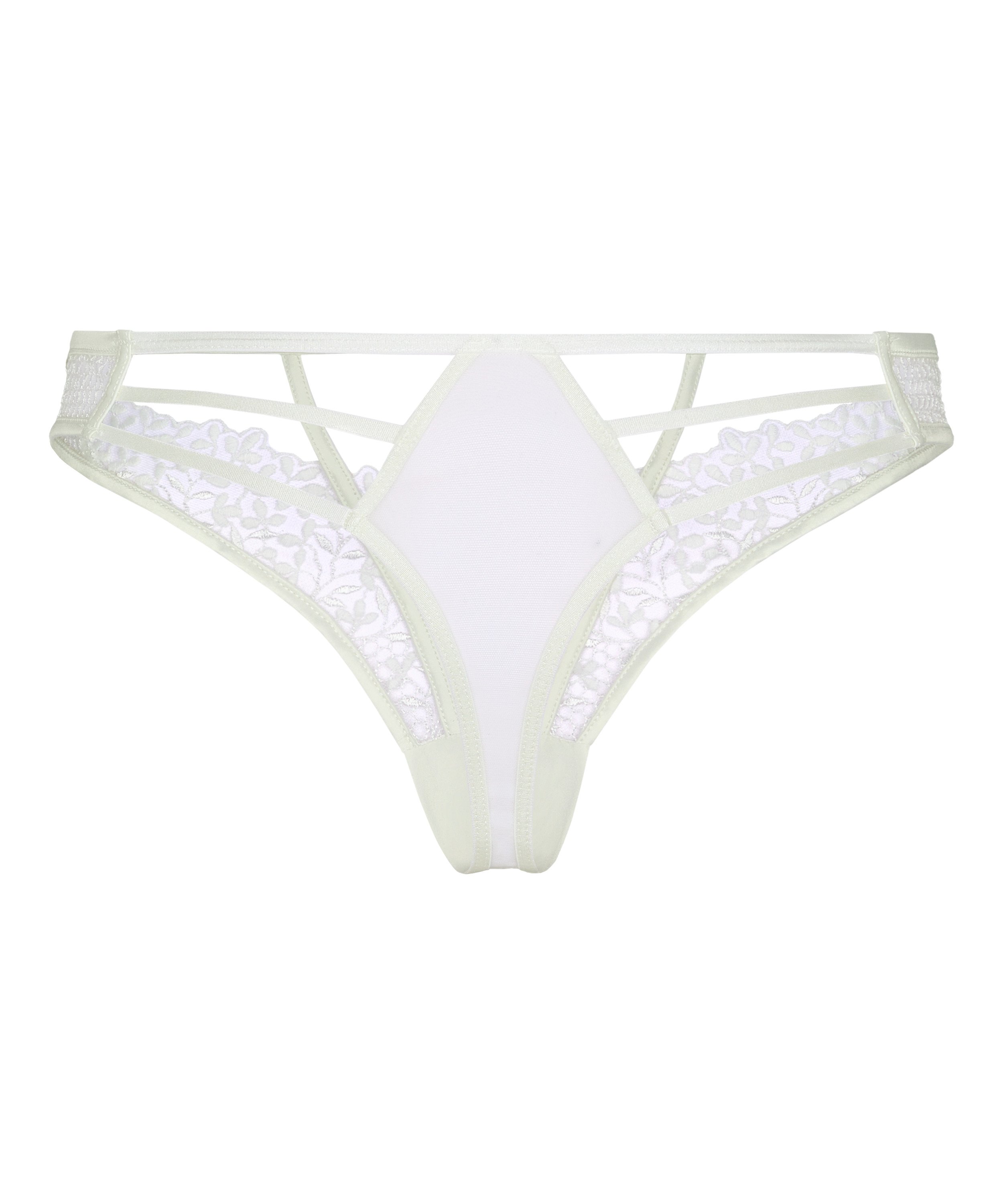 Kristina Highleg Thong, White, main