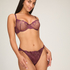 Peonie Non-Padded Underwired Bra, Purple