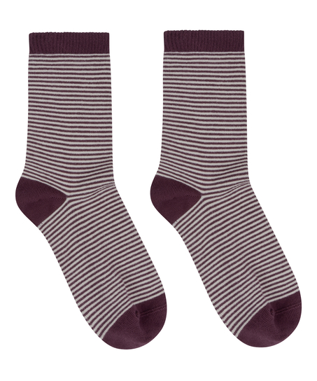 Modal Crew Socks, Purple