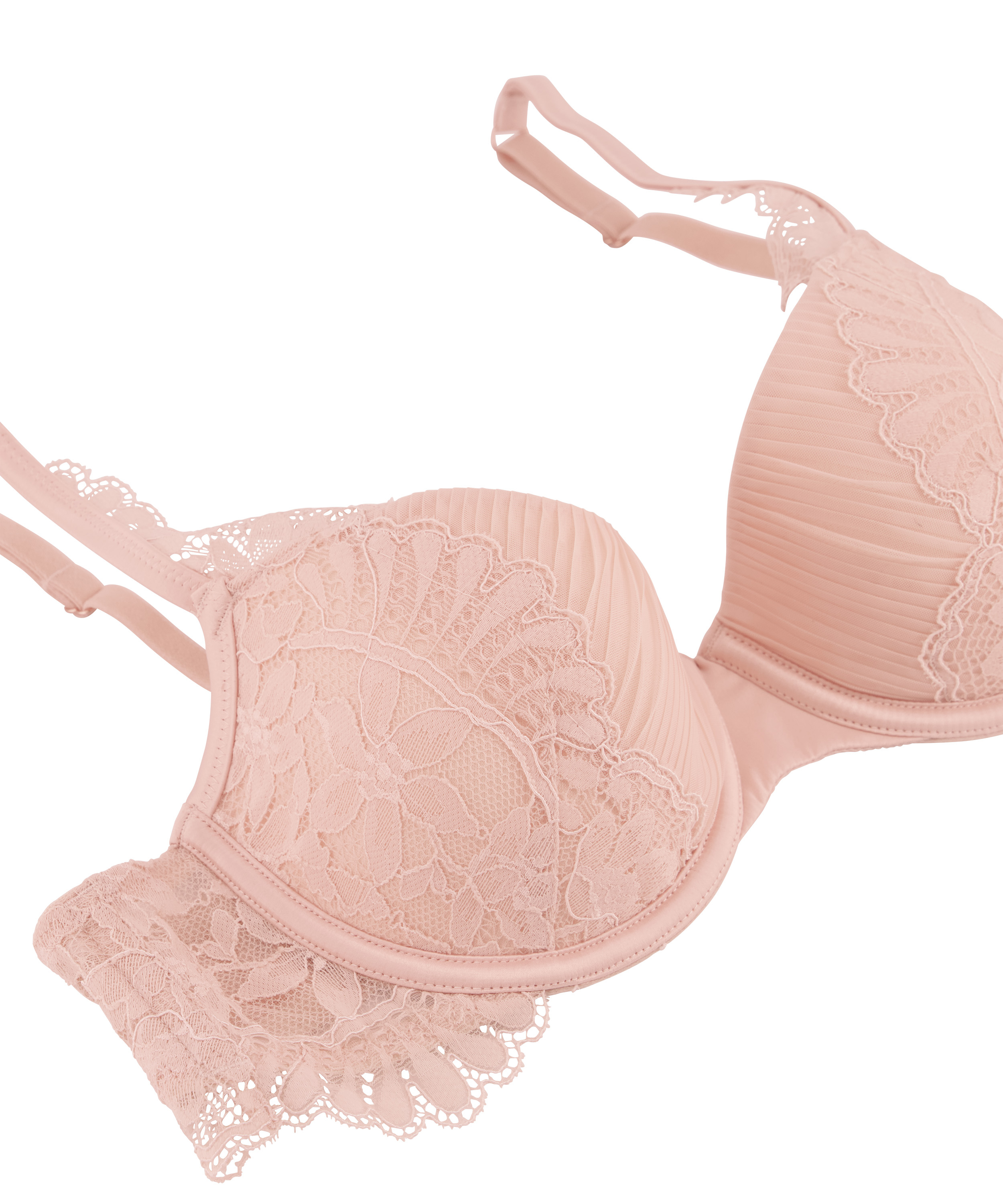Antonia Padded Underwired Bra, Pink, main
