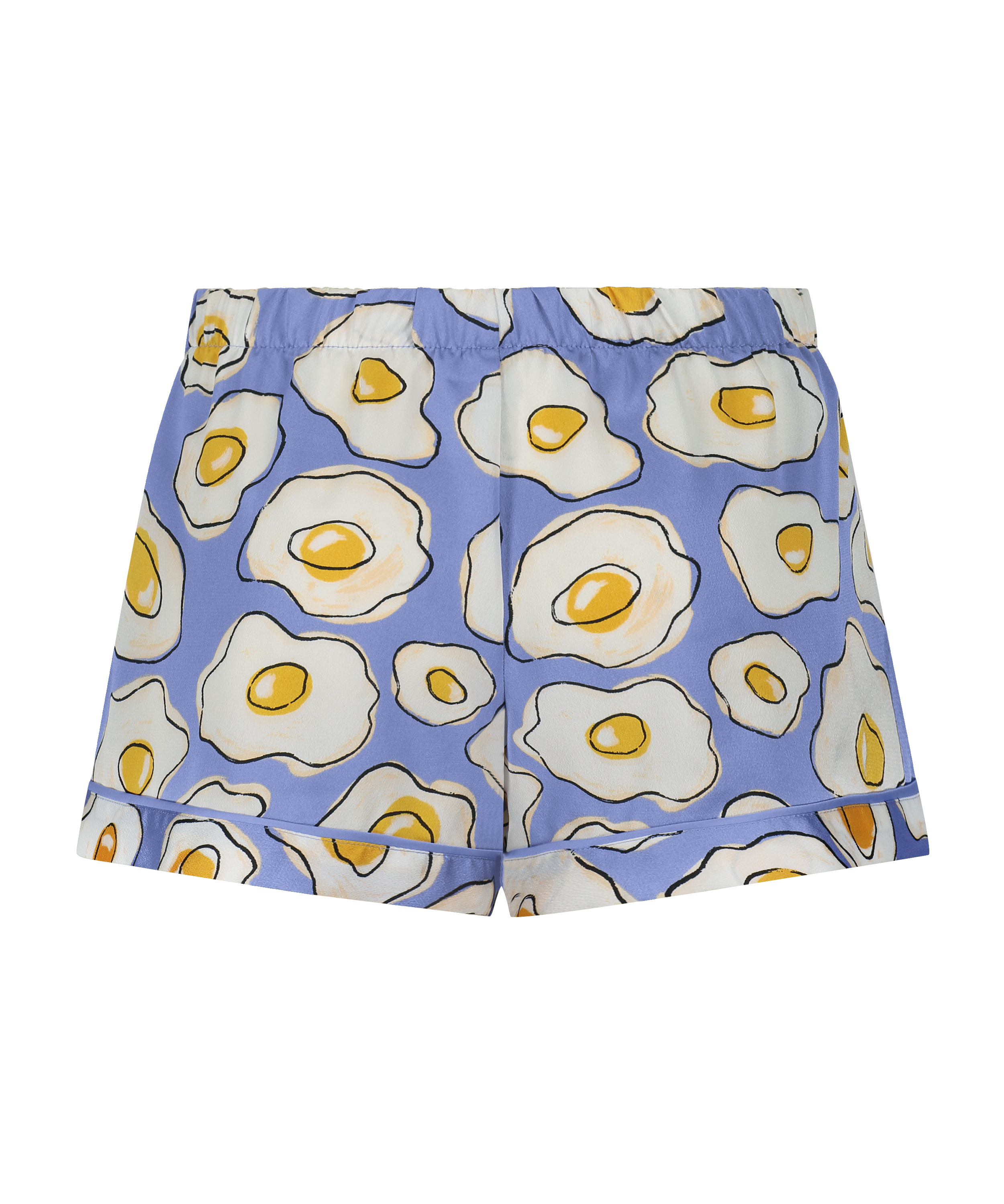 Satin pyjama shorts, Purple, main