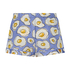 Satin pyjama shorts, Purple