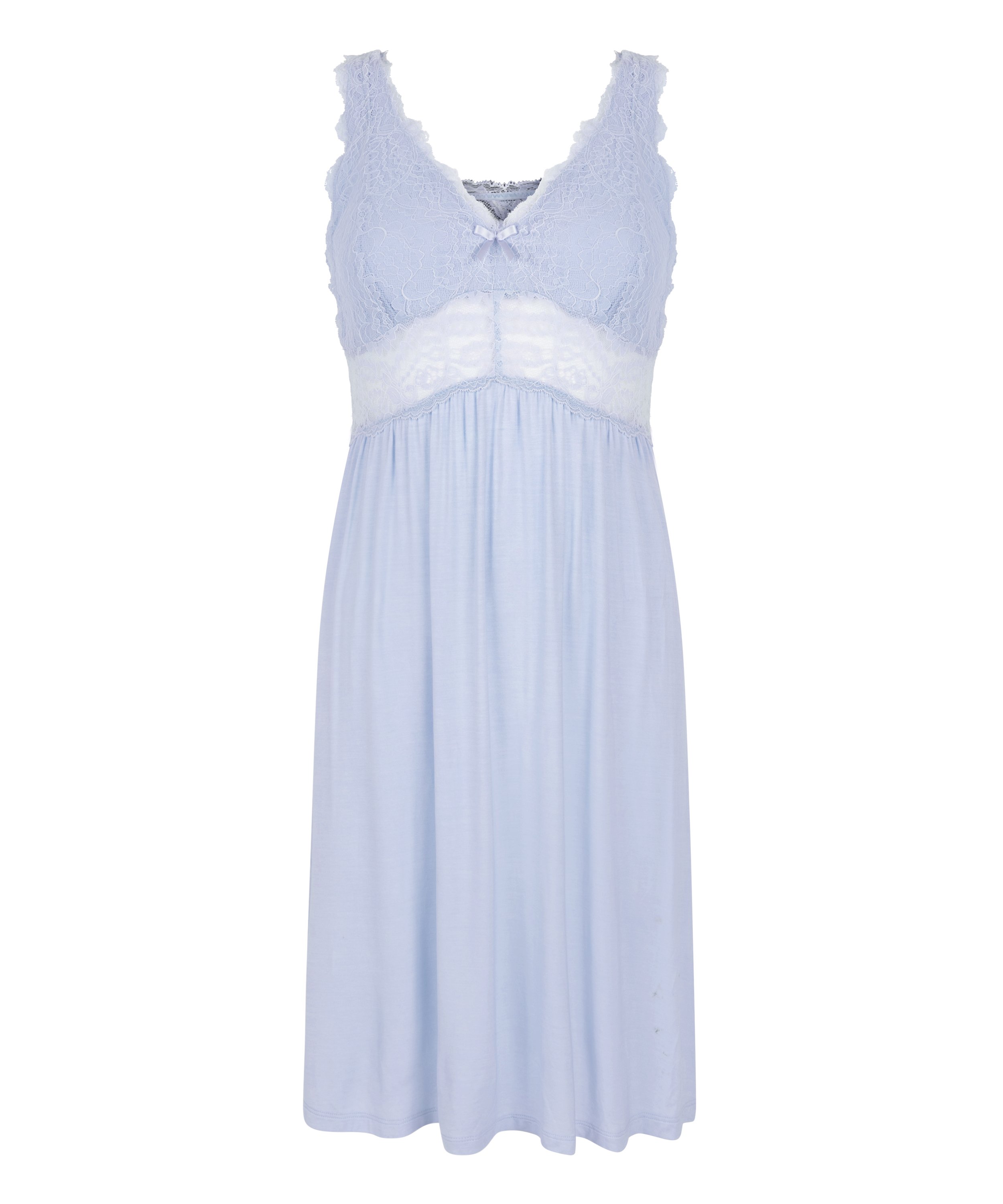 Nora Lace Slip Dress, Blue, main