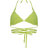 Wild Triangle Bikini Top, Green