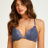 Philomena Padded Push-Up Underwired Bra Rebecca Mir, Blue