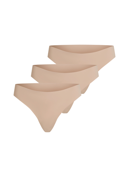 3-pack Invisible Thong, Orange