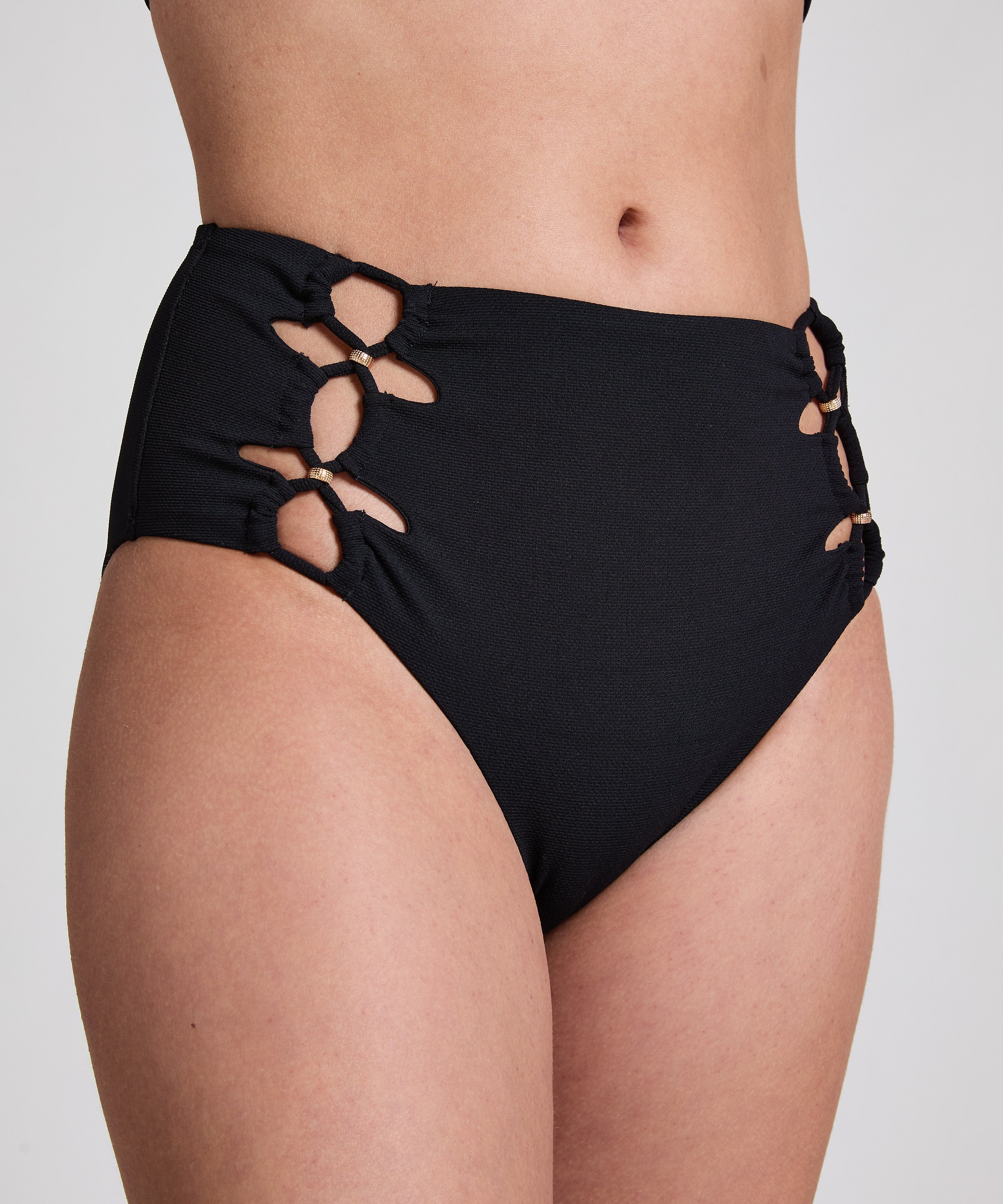 Holbox Rio Bikini Bottoms, Black, main