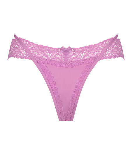 Elliena Extra Low V Thong, Pink
