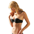 Stick on Bra One Piece, Black