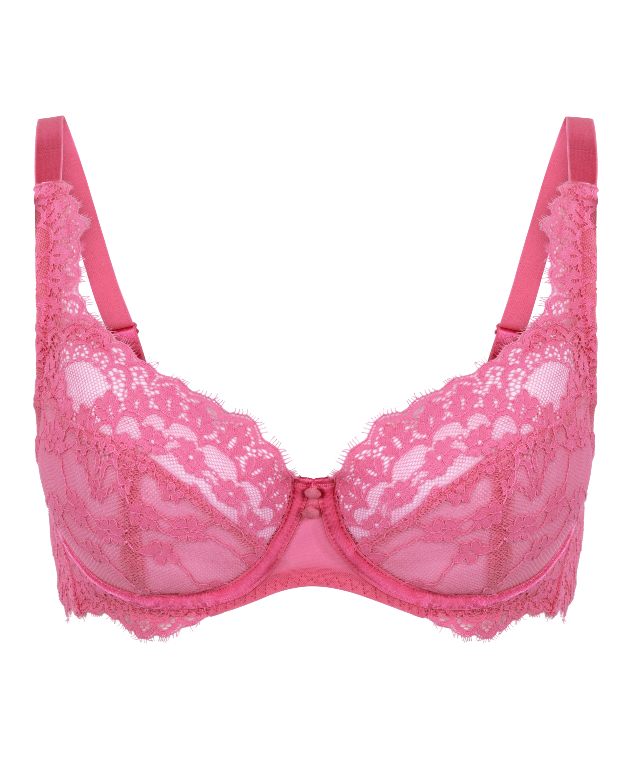 Daisy Non-Padded Underwired Bra, Pink, main