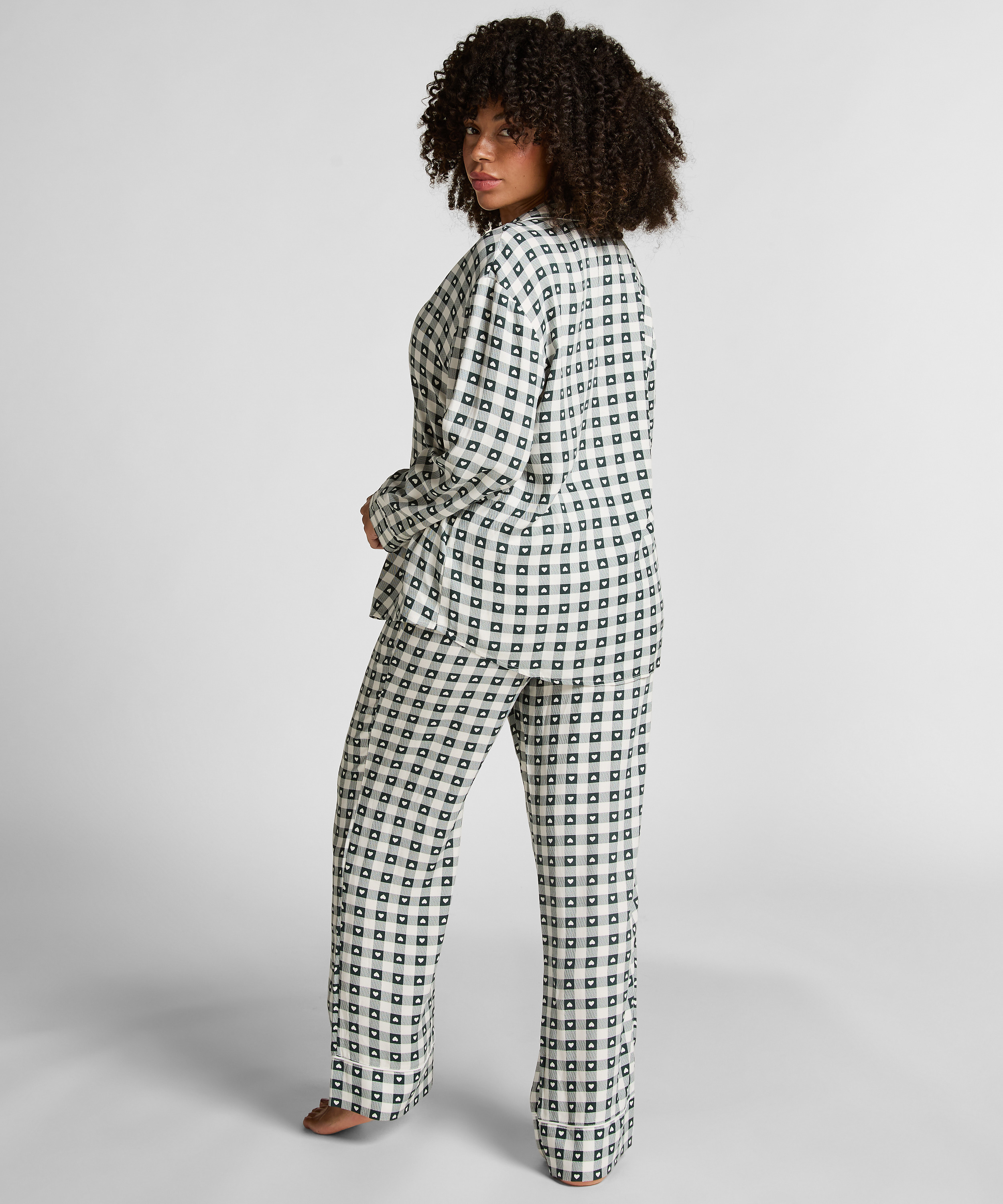 Pyjamaset Twill, Green, main