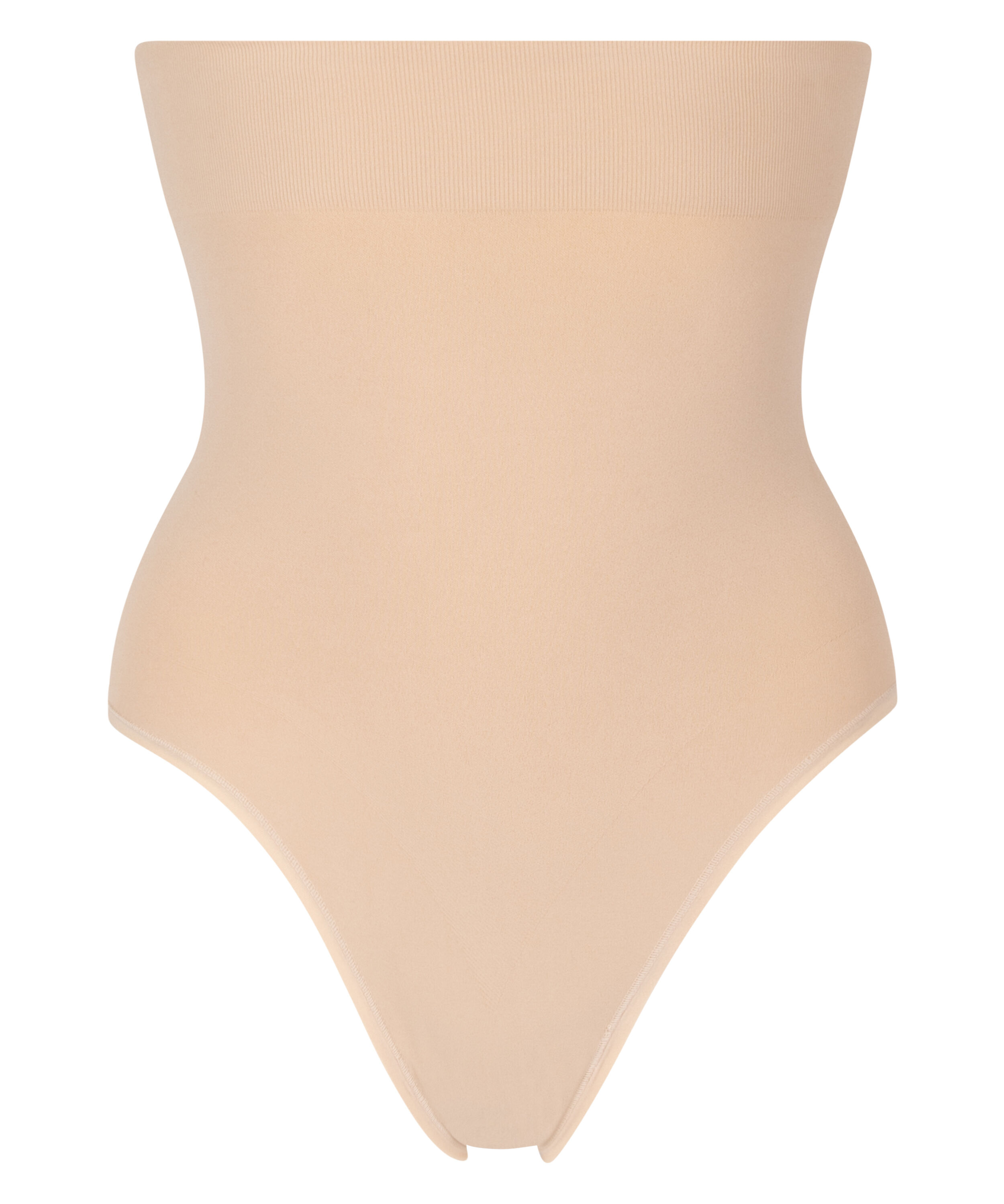 Seamless Enhancing High-waisted Rio Briefs, Beige