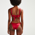 Lola triangle bikini top, Red