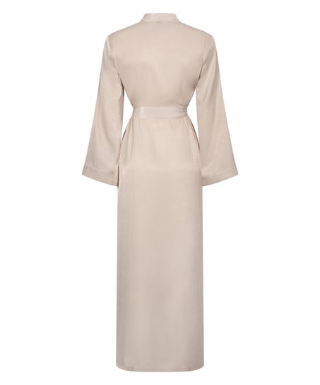 Satin Kimono, Beige