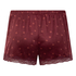 Velvet lace shorts, Purple