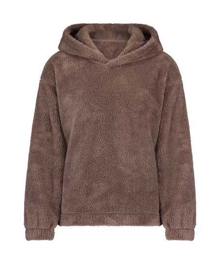 Snuggle Hoodie Fleece, Gray