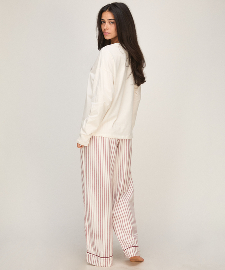 Pyjama Set Viscose, White