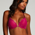 Saffron Padded Underwired Push-Up Bra, Pink