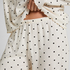 Pyjama Pant Loose Pointelle, White