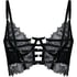 Non-Padded Underwired Longline Bra Bea, Black