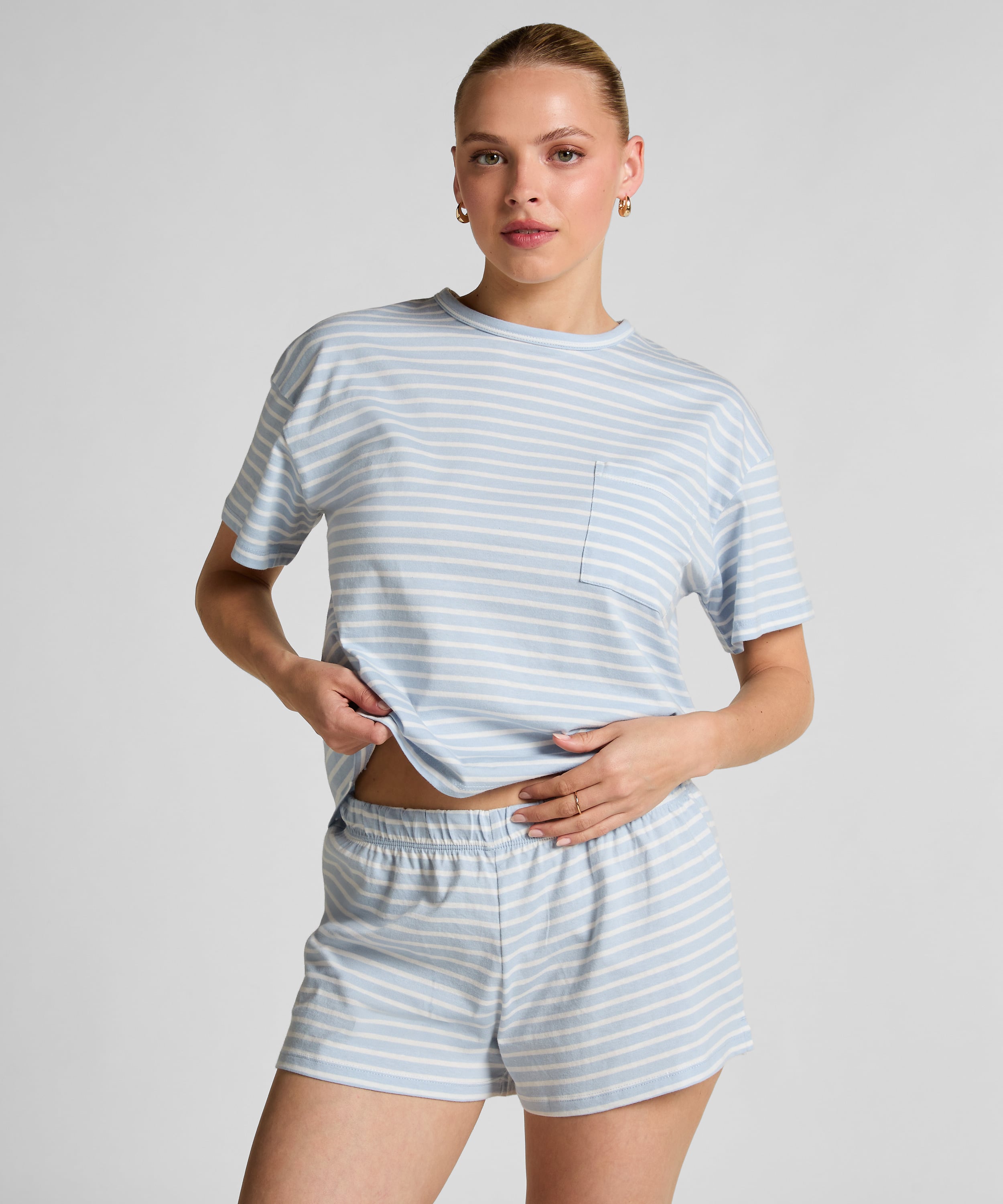 Pyjama Set, Blue, main