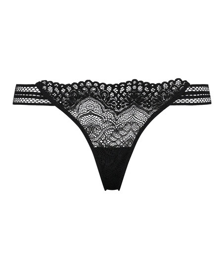 Cassie mini thong, Black