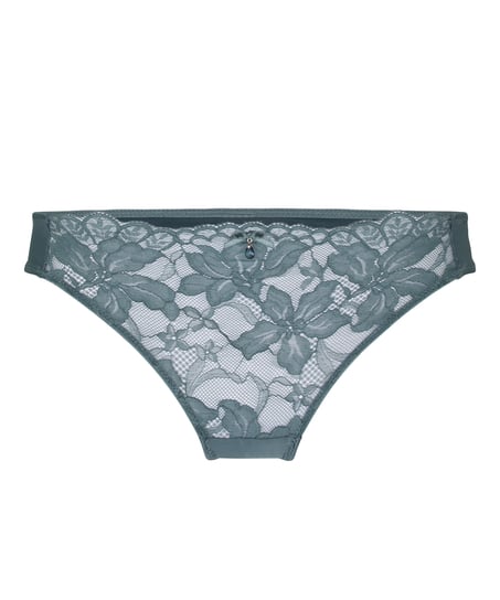 Highleg Thong Viktoria, Blue