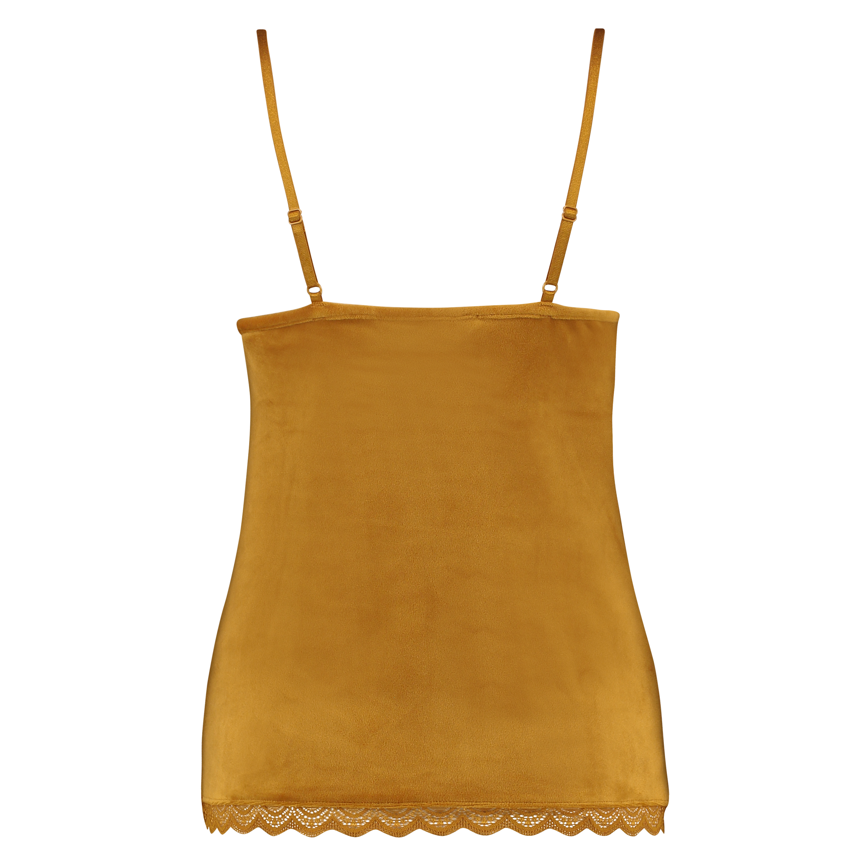 Velvet Lace Cami, Yellow, main