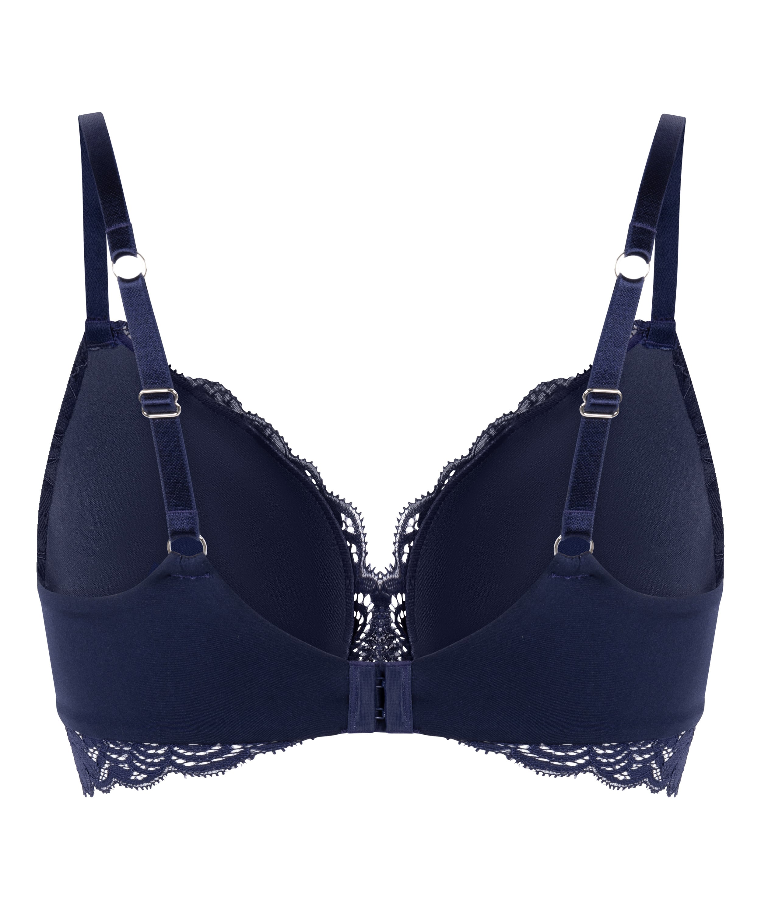 Andrea Padded Non-Wired Bra, Blue, main