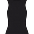 Singlet tanktop cotton rib, Black