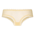 V-shaped Brazilian knickers mesh, Yellow