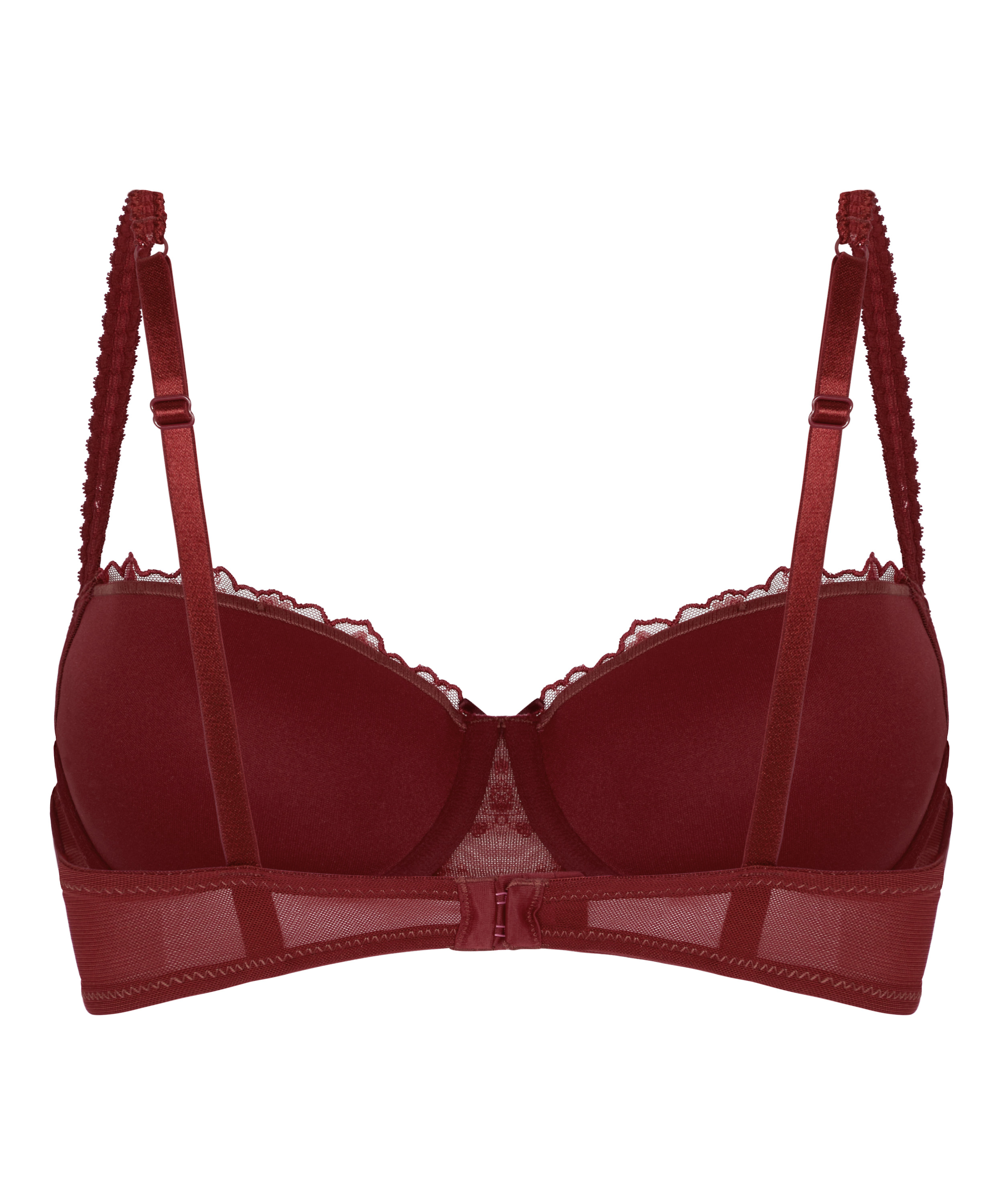 Chloe Padded Underwired Bra, Red, main