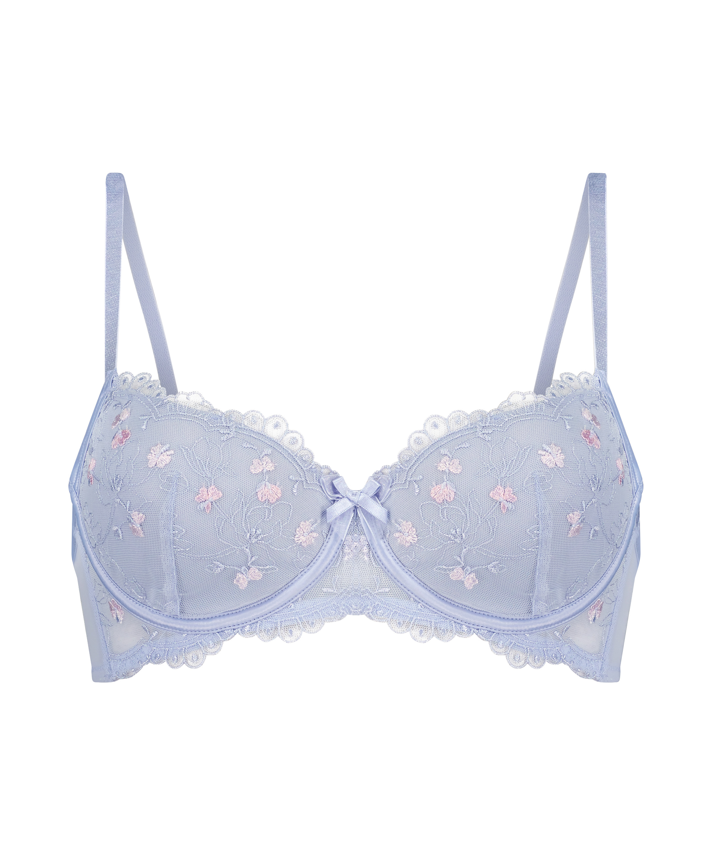 Olivia Padded Underwired Bra, Blue, main