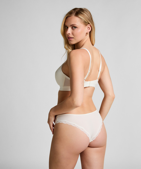 Sophie Padded Non-Underwired Bra, White