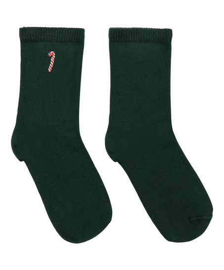 Modal Crew Socks, Green