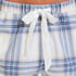 Flannel Pyjama Pants, Blue