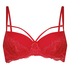 Annie Padded Underwired Bra, Red