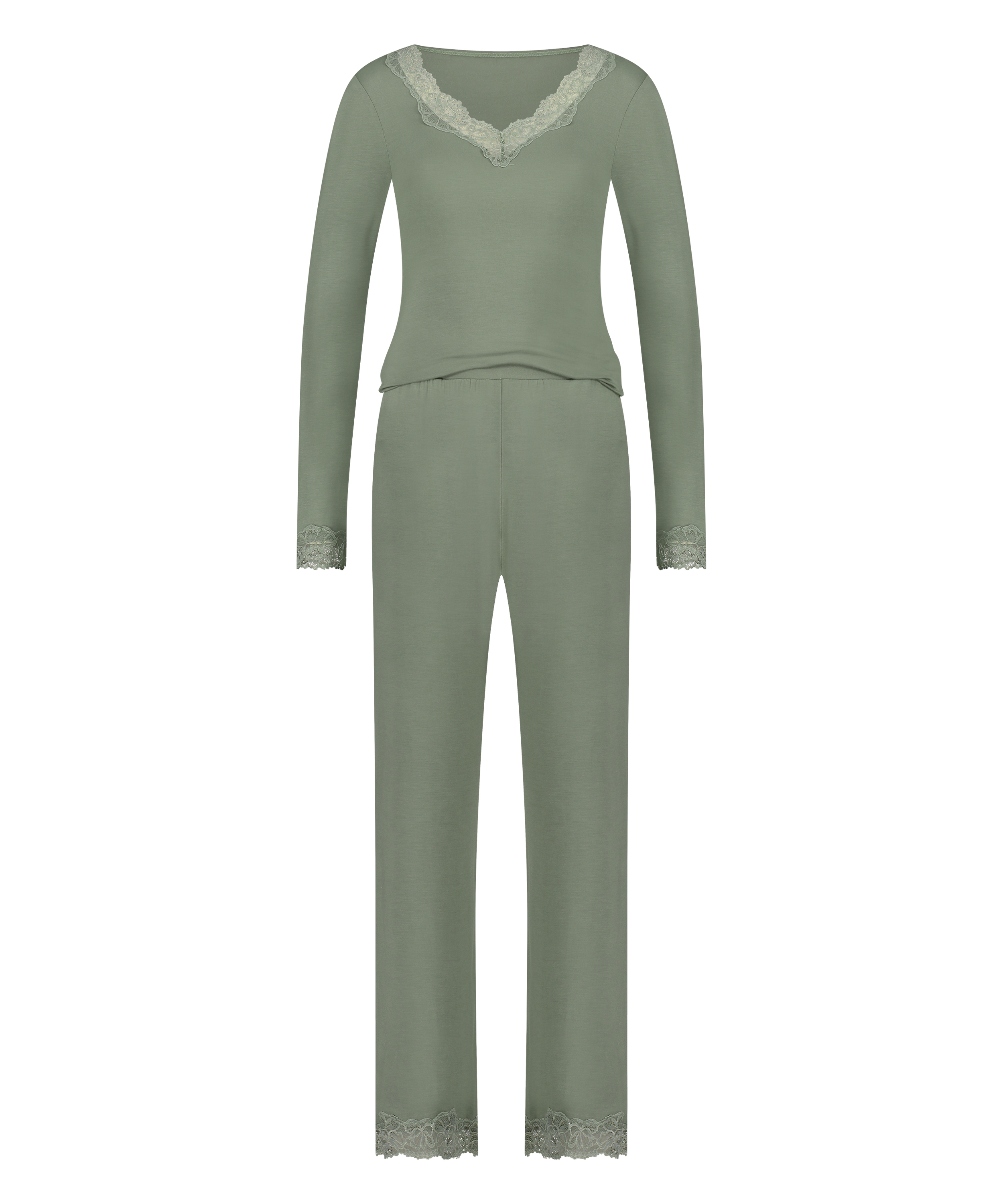 Pajama Set, Green, main