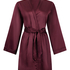Satin Kimono, Red