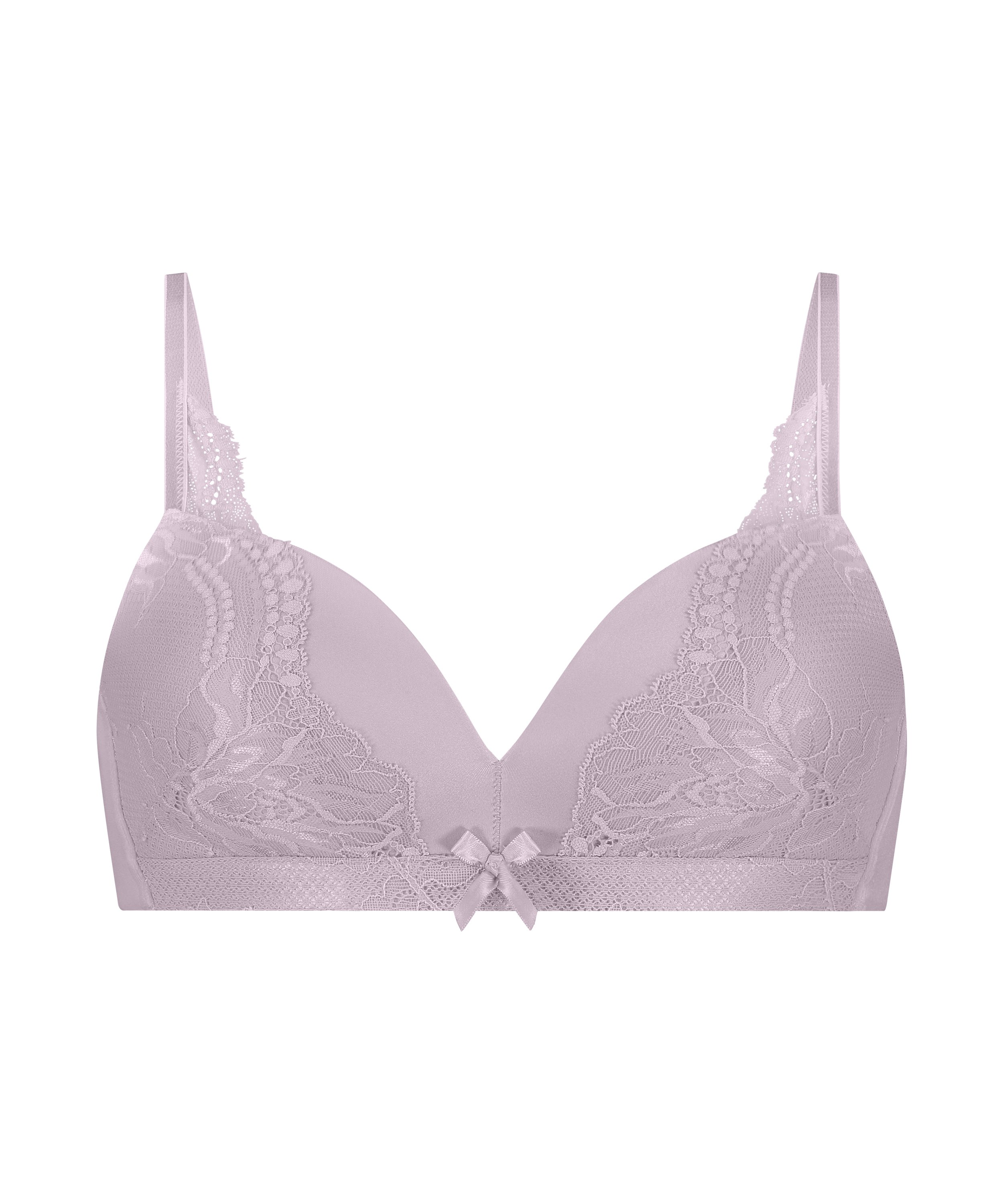 Lycke Padded Non-Wired Bra, Purple, main