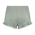 Velours Ruffle Shorts, Green