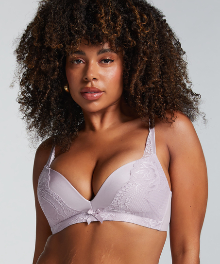 Lycke Padded Non-Wired Bra, Purple