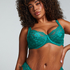 Daisy Non-Padded Underwired Bra, Green