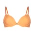 Plunge Padded Underwired Bra, Orange