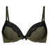 Gina Padded Underwired Bra, Green