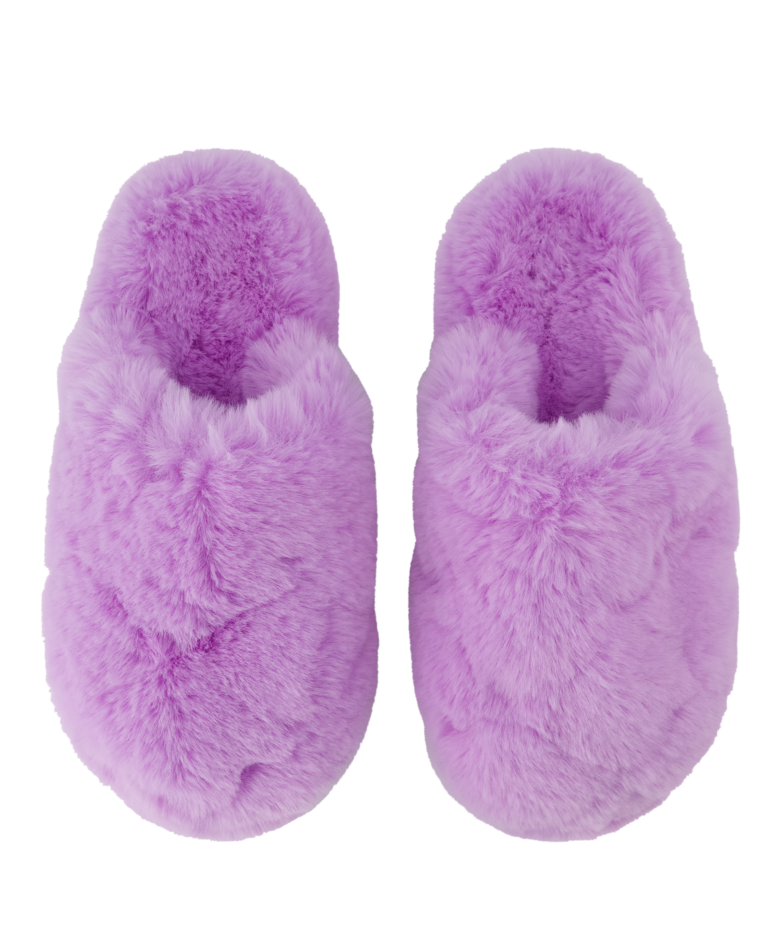 Madeline Fur Slippers, Purple, main