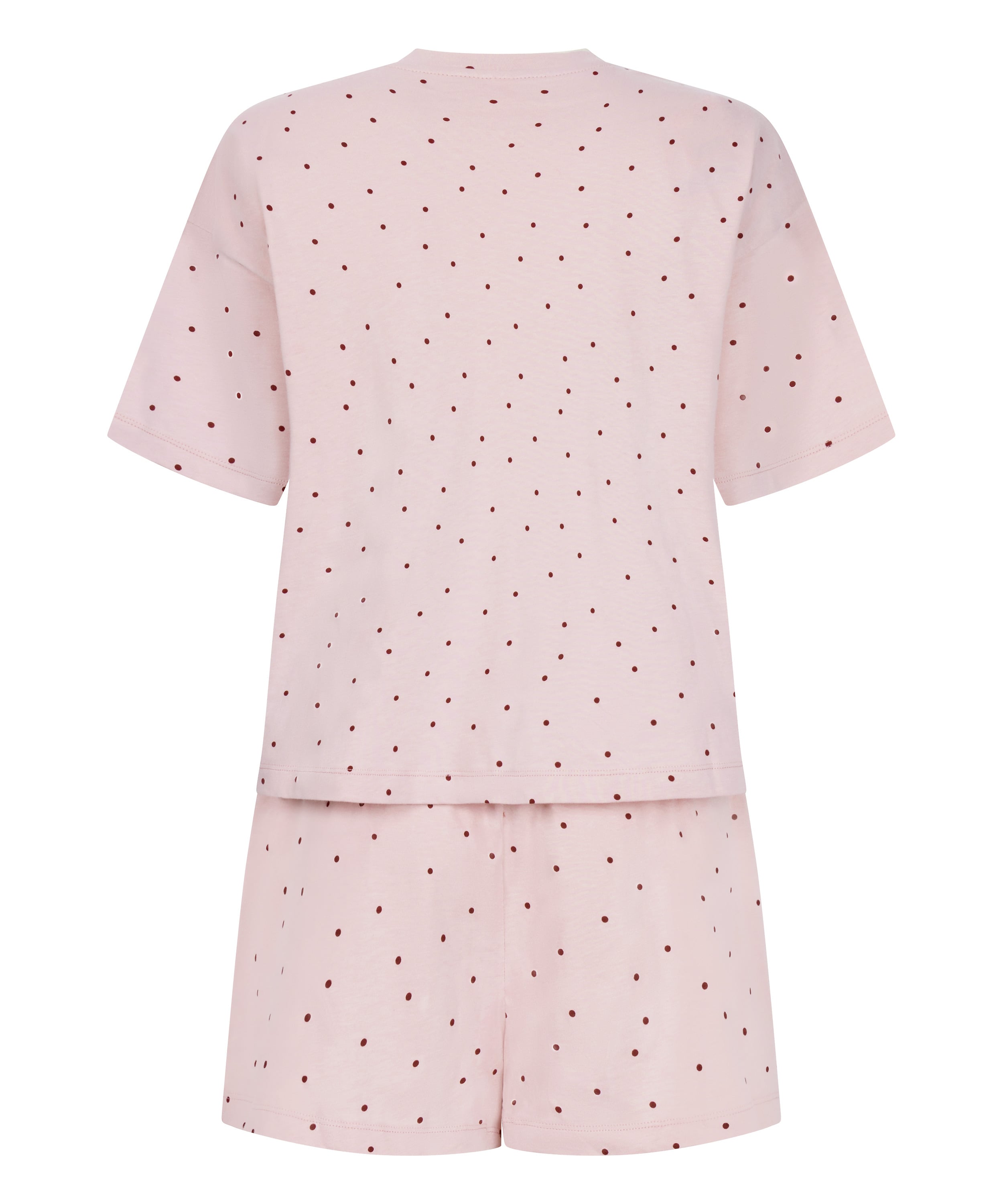 Pyjama Set Cotton Jersey Short, Purple, main