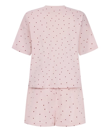 Pyjama Set Cotton Jersey Short, Purple