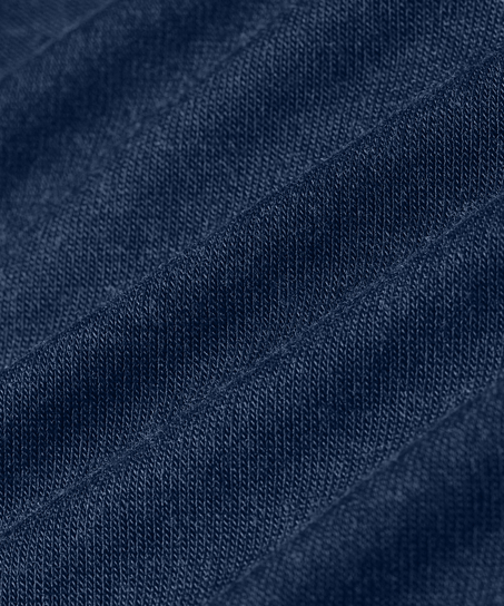 super soft Boatneck Shirt with Cashmere, Blue